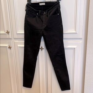 Madewell Black Skinny Jeans with Stretch